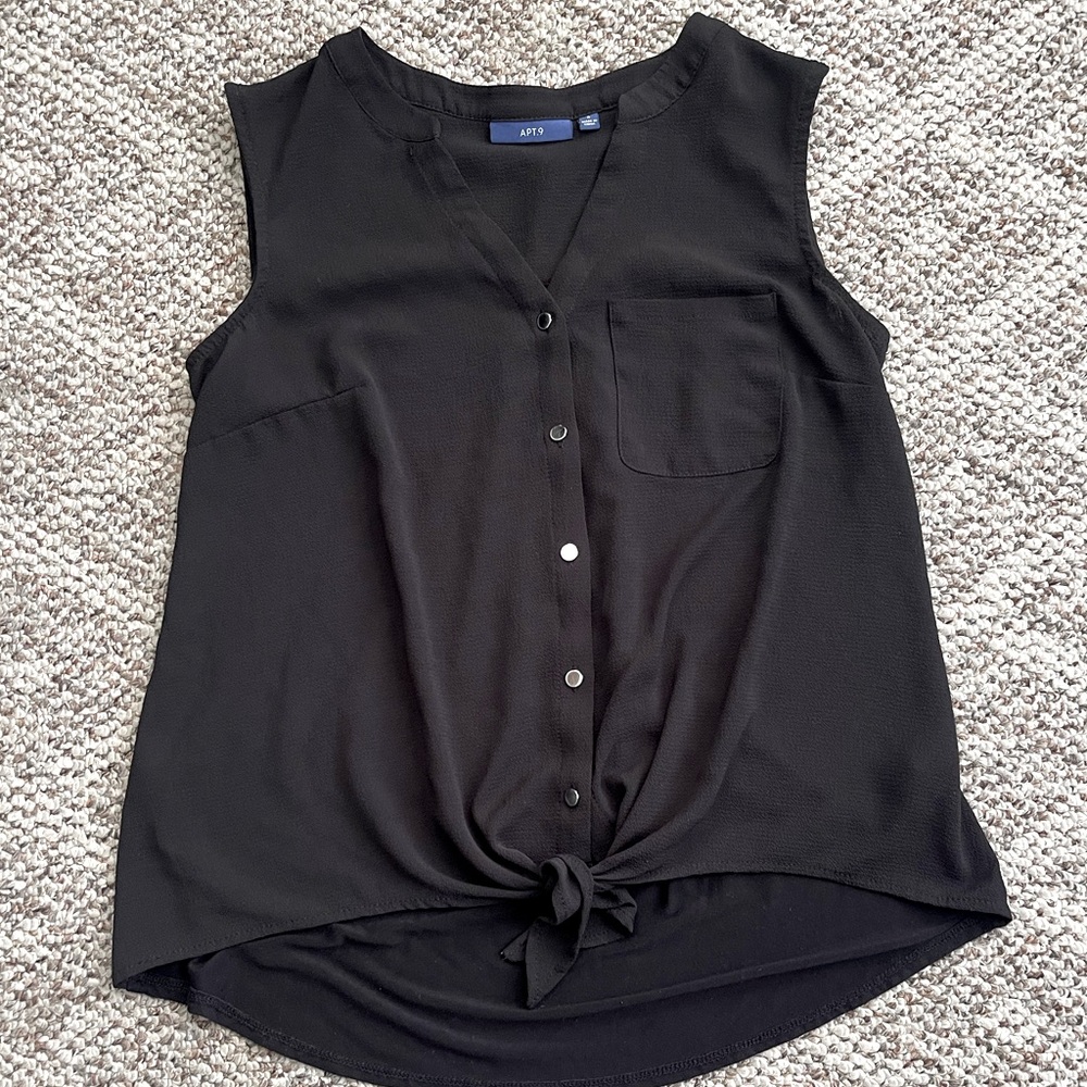 Black blouse size small
